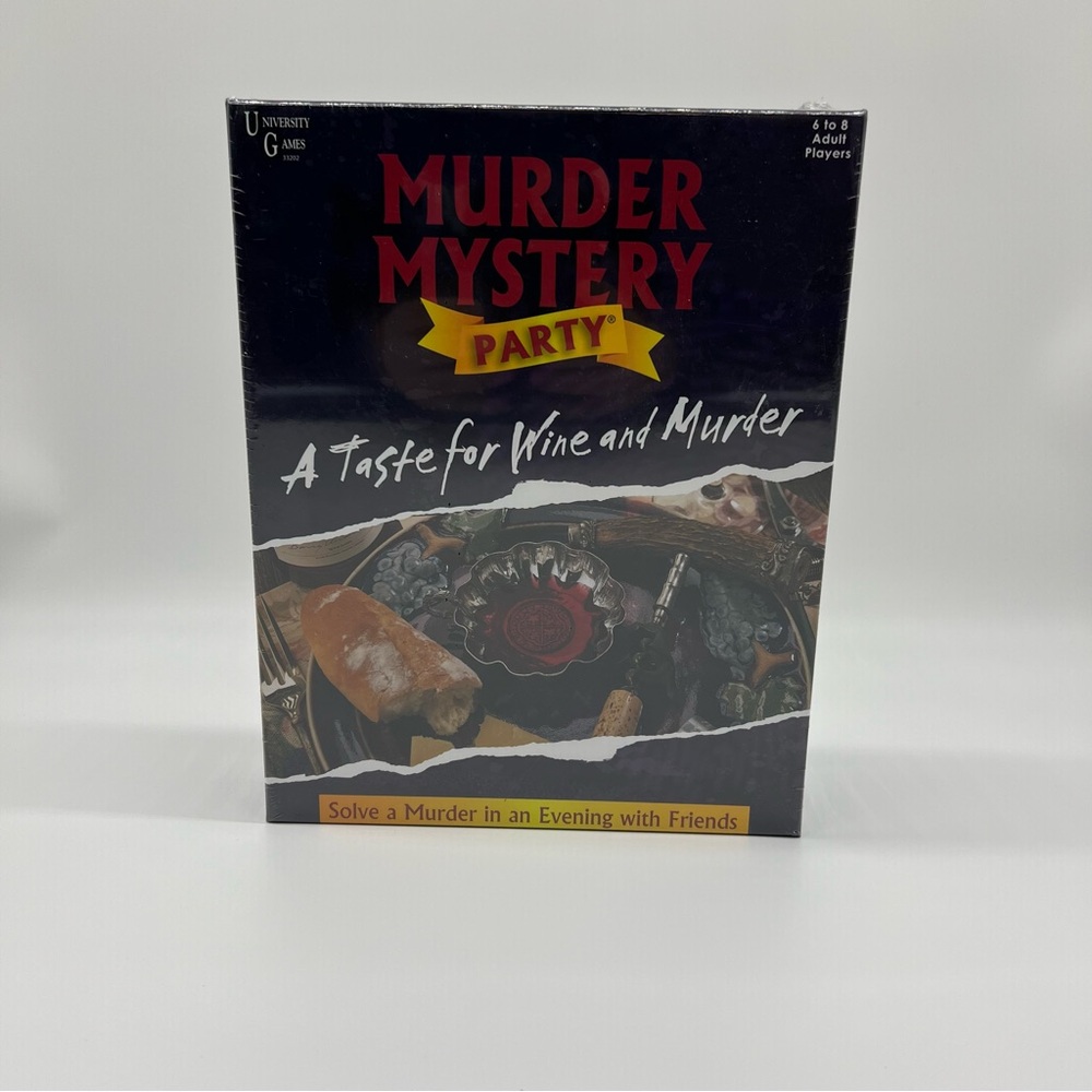 Murder Mystery Party‎ A Taste For Wine And Murder by University Games